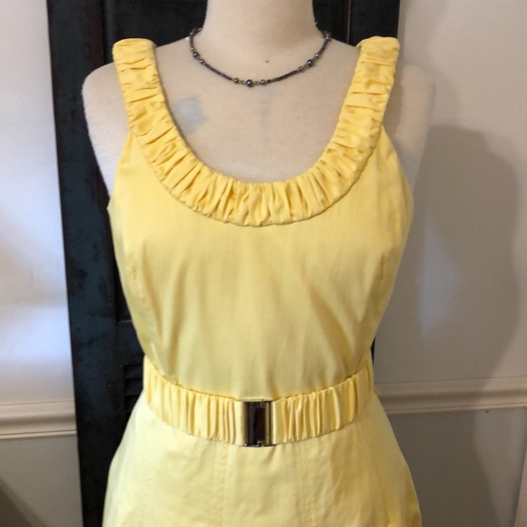 🌼 CALVIN KLEIN COTTON SATEEN SUMMER DRESS! - Picture 3 of 11